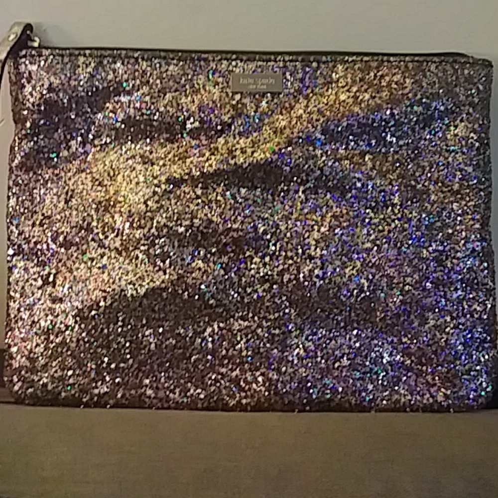 Multi glitter kate spade hand purse